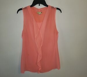 Princess Vera Wang Coral Sleeveless Blouse